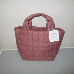 Lululemon Quilted Grid Small Tote Bag 5L Spiced Chai / Gold - NWT